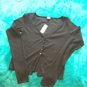 3 Crop Tops!!! (black, white and grey)